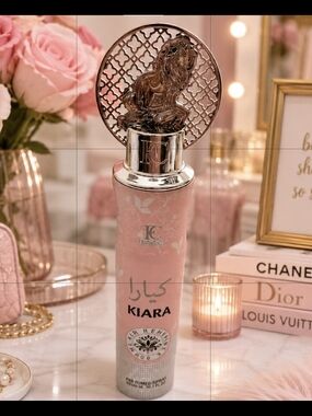 Kiara Pink Air Freahner with Decorative Lion Cap